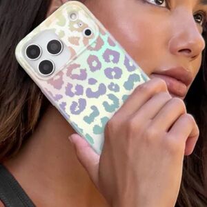 Pastel Leopard Print iPhone 16 Pro case